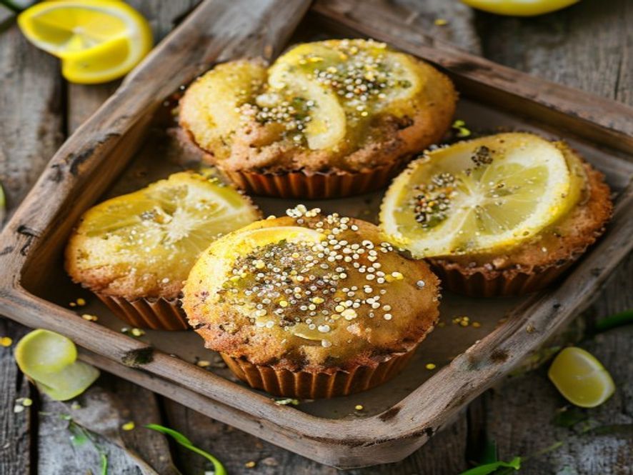 Lemon Poppyseed Muffins