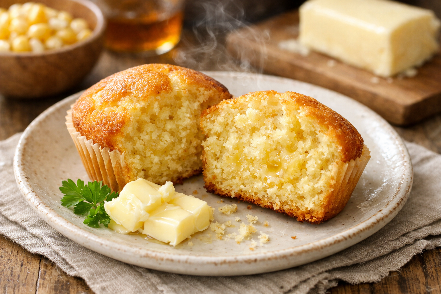 Classic Cornbread Muffins
