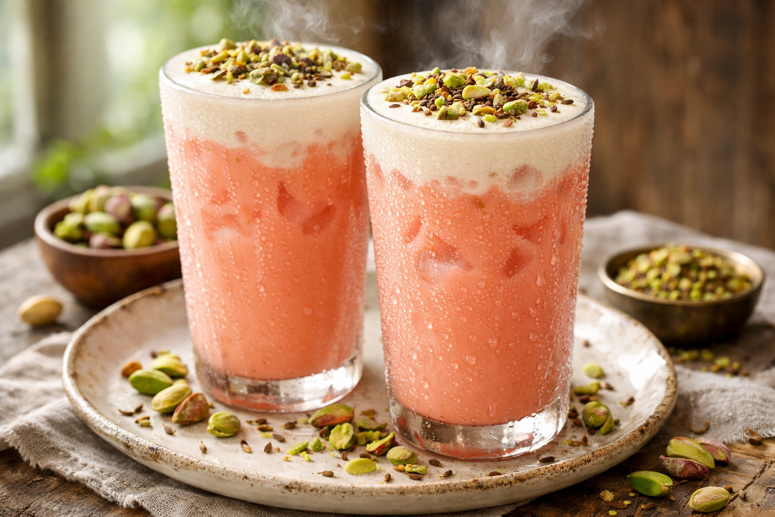 Mango & Chili Lassi with Toasted Fennel