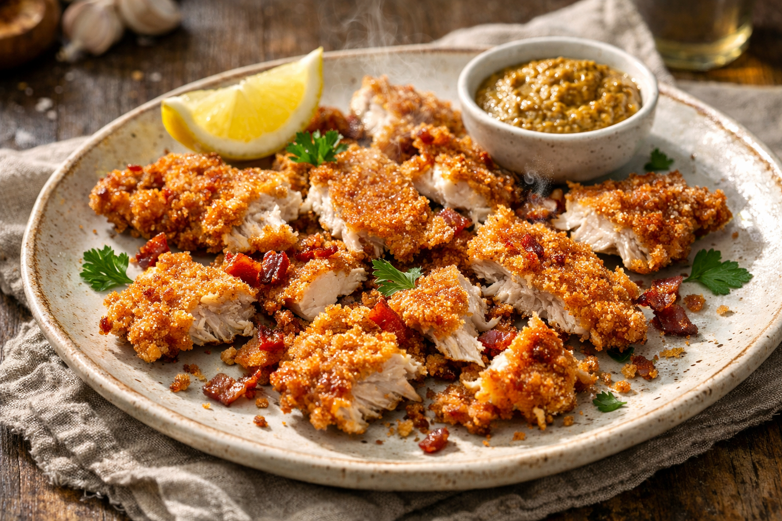 Schnitzel-Speck Häppchen