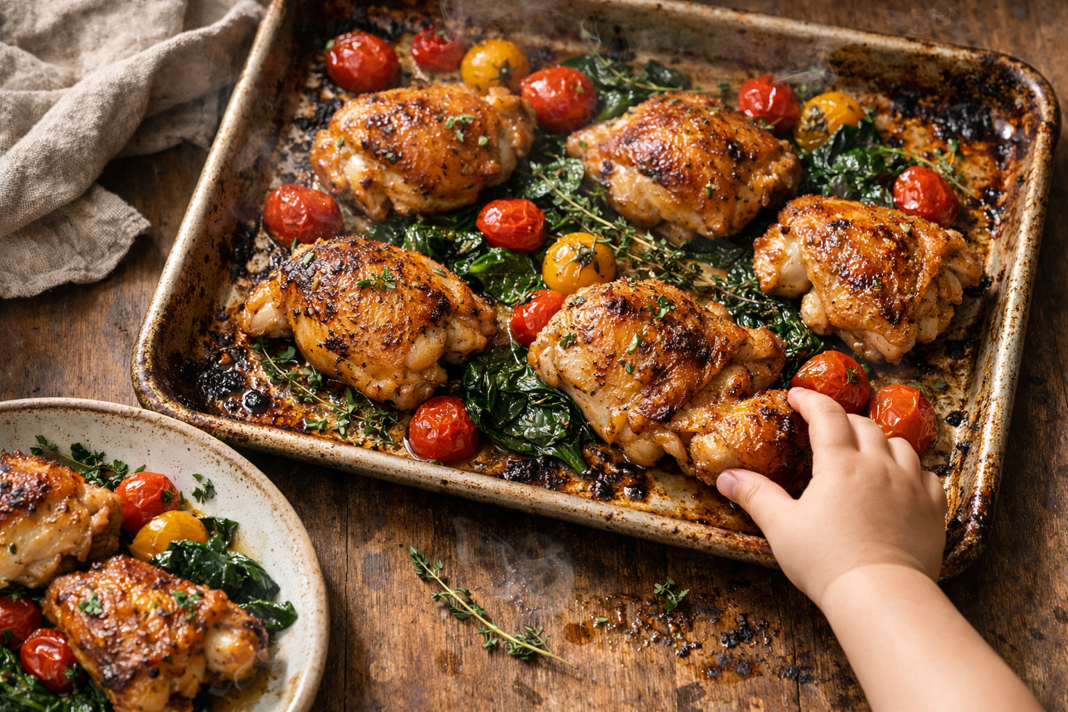 The Sheet Pan Shortcut: Why Your Weeknight Dinner Works When You Stop Separating Everything