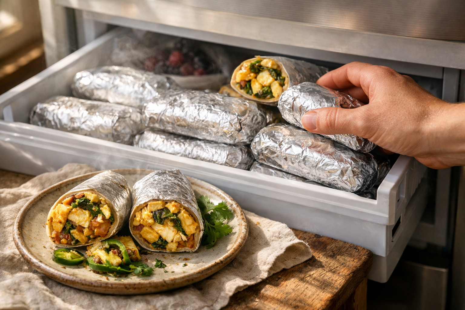 The Freezer Breakfast Bet: Why Your Morning Actually Works When You Stop Making It Every Day