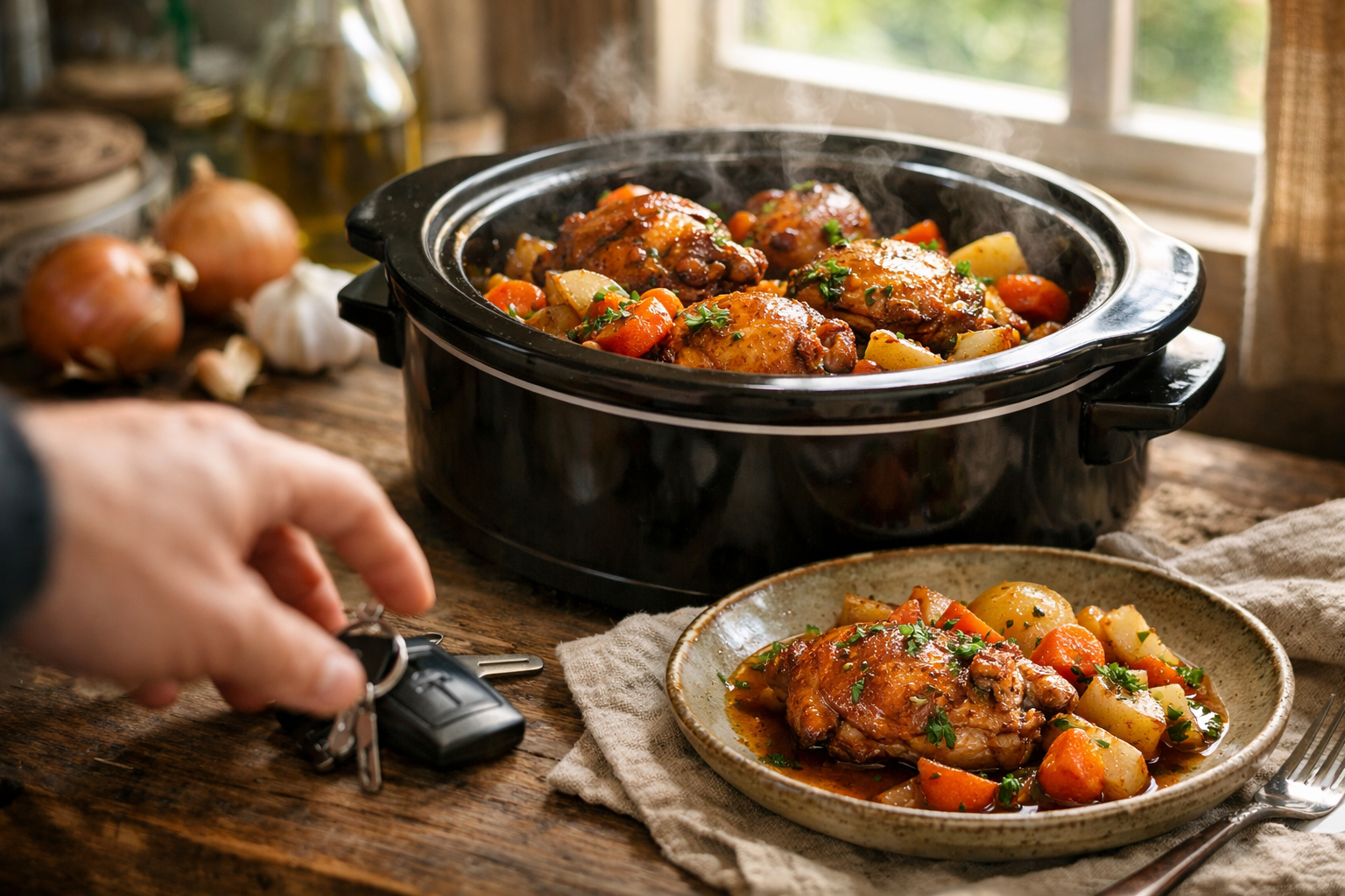 The Weeknight Protein Pivot: Why Your Slow Cooker Solves Dinner Before You Leave for Work