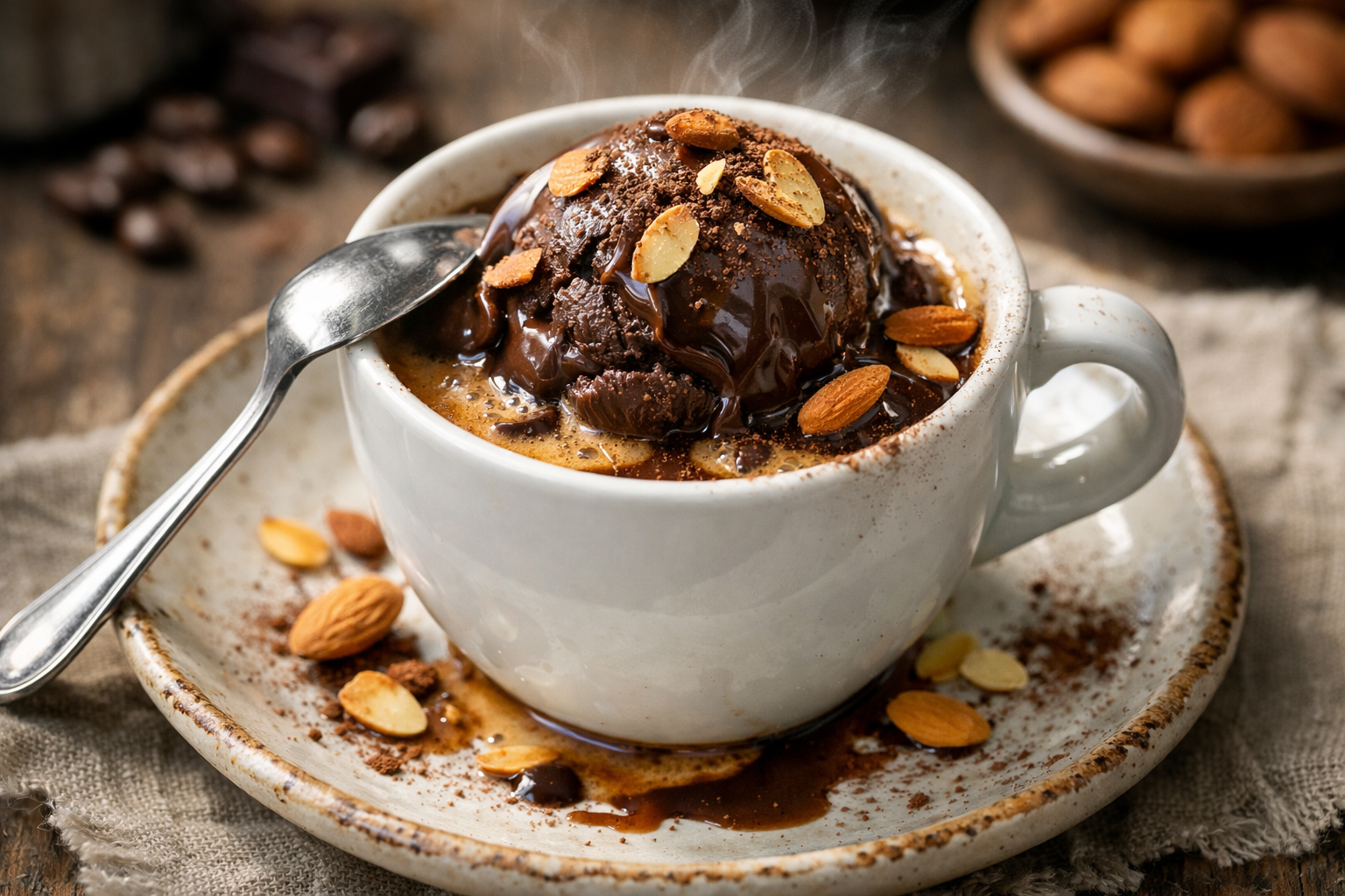 Chocolate & Almond Affogato