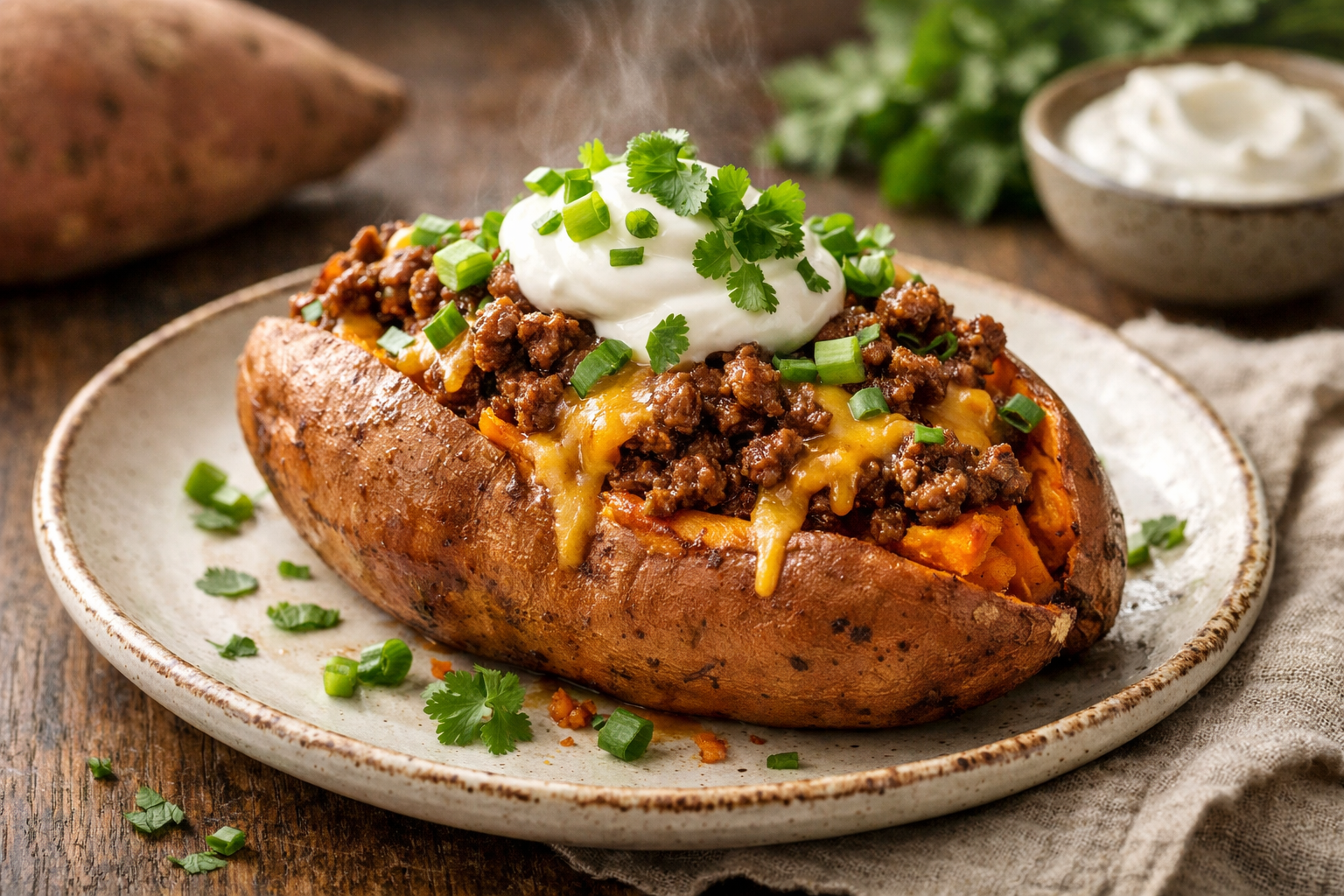 Stuffed Sweet Potato