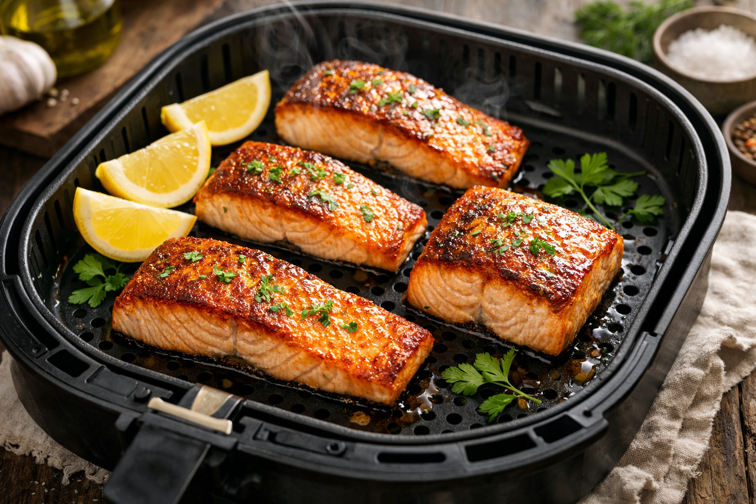 Air Fryer Salmon