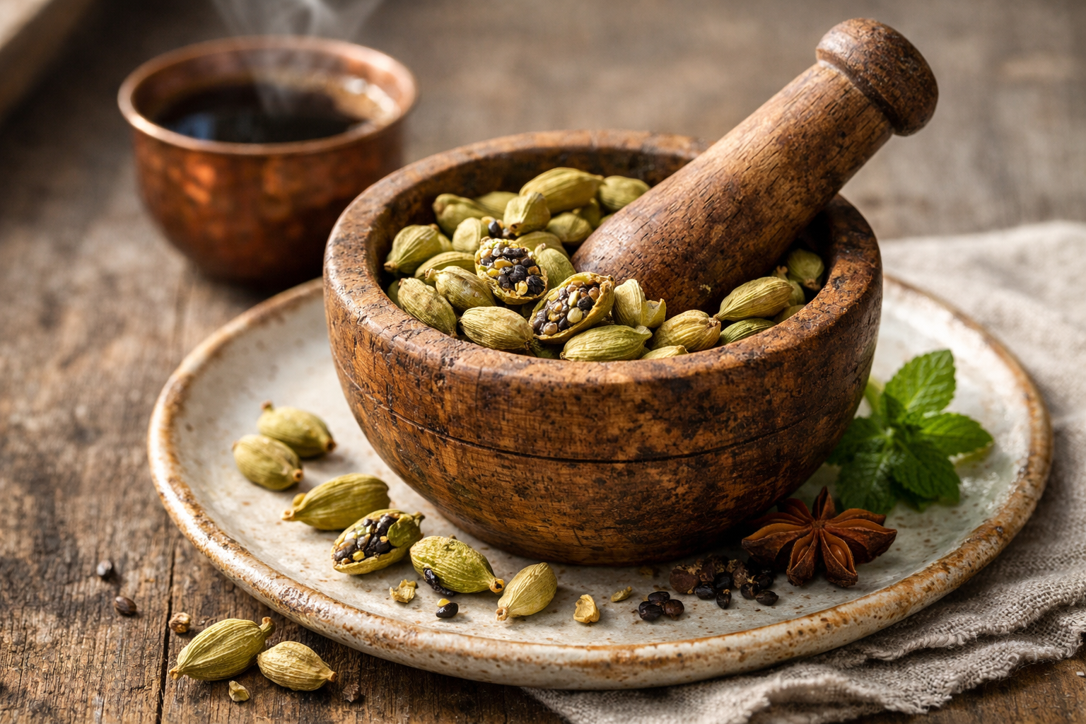 The Cardamom Crack: Why Your Coffee Tastes Flat Until You Learn to Bruise It First