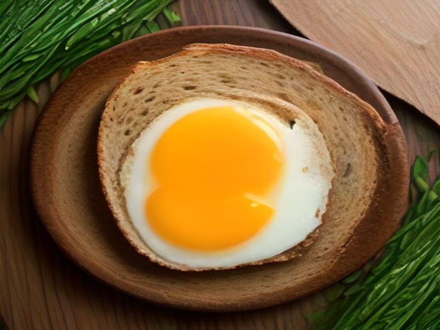 Savory Miso Butter Toast with Soft Egg & Greens